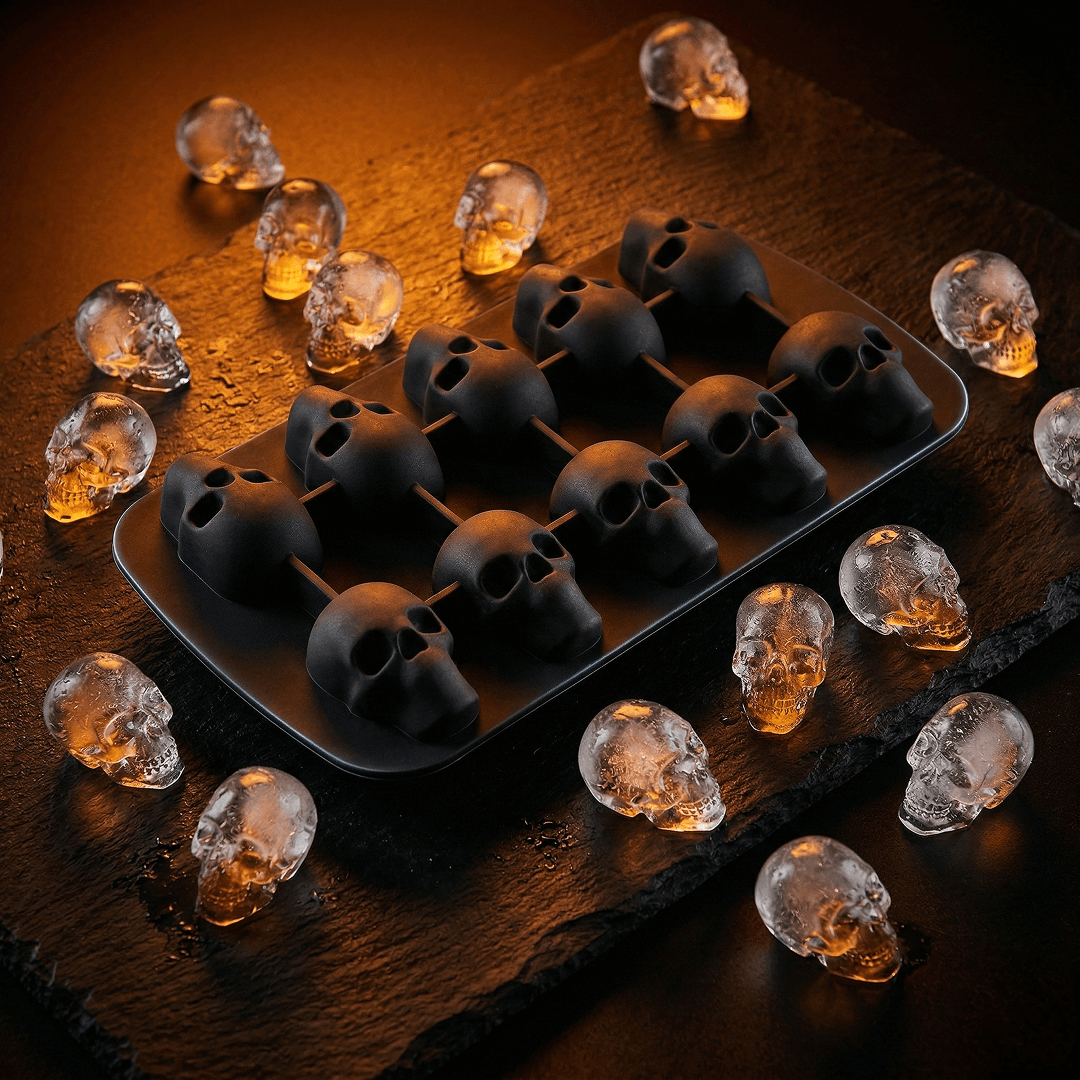 SKULL ICE MOLD - TsukiGlass