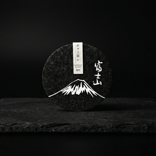 Mount Fuji TsukiGlass Original Coaster - TsukiGlass