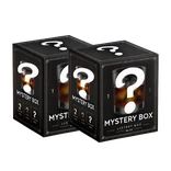 Two mystery whisky glasses in their gift boxes